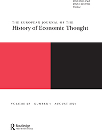 Cover image for The European Journal of the History of Economic Thought, Volume 28, Issue 4, 2021