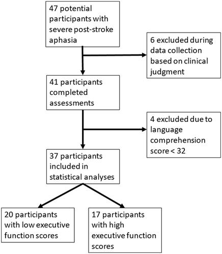 Figure 4. Process of participant inclusion.