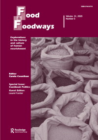 Cover image for Food and Foodways, Volume 31, Issue 3, 2023