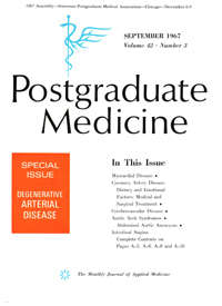 Cover image for Postgraduate Medicine, Volume 42, Issue 3, 1967