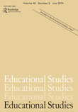 Cover image for Educational Studies, Volume 40, Issue 3, 2014