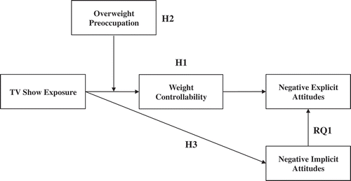 Figure 1. Conceptual moderated mediation model.Note. Control variables, measurements errors, and correlations between all exogenous variables were omitted from depiction for clarity reasons.