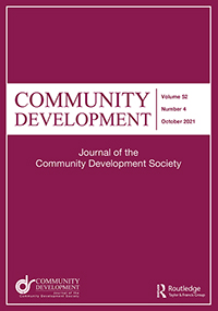 Cover image for Community Development, Volume 52, Issue 4, 2021