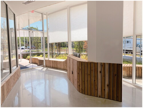 Figure 7. Tulsa healthcare facility entry vestibule. Photography by Script Architecture.