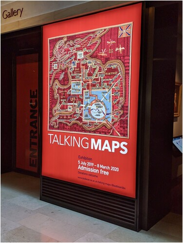 Figure 6. Talking Maps Exhibition