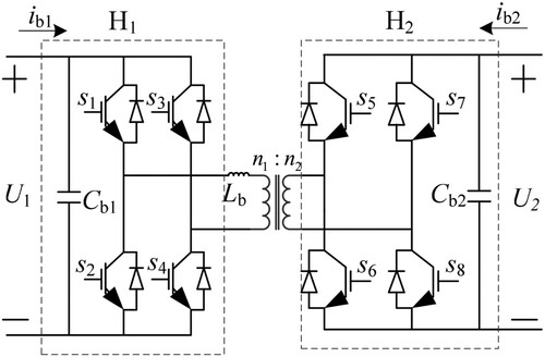 Figure 3. Diagram of isolated bidirectional DC–DC converter.