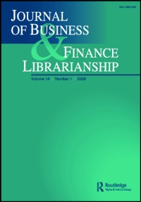 Cover image for Journal of Business & Finance Librarianship, Volume 21, Issue 3-4, 2016