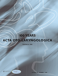 Cover image for Acta Oto-Laryngologica, Volume 139, Issue 1, 2019