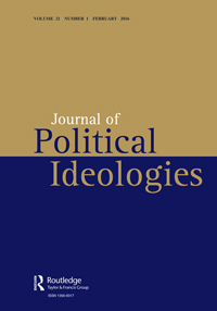 Cover image for Journal of Political Ideologies, Volume 21, Issue 1, 2016