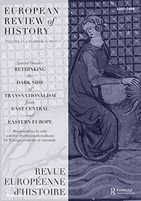 Cover image for European Review of History: Revue européenne d'histoire, Volume 31, Issue 1, 2024