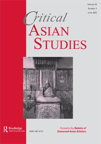 Cover image for Critical Asian Studies, Volume 54, Issue 2, 2022