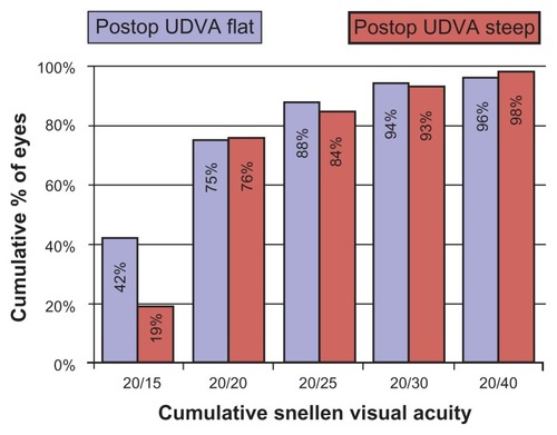 Figure 2 Postoperative visual acuity.