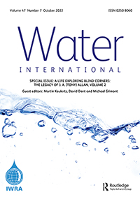 Cover image for Water International, Volume 47, Issue 7, 2022