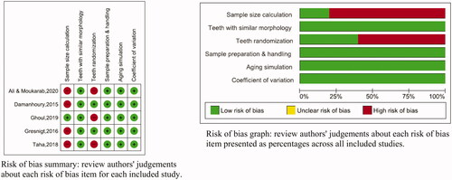 Figure 2. Risk of bias assessment.
