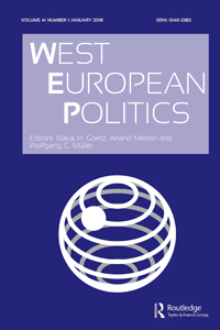 Cover image for West European Politics, Volume 41, Issue 1, 2018