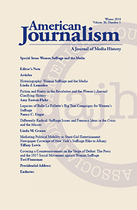 Cover image for American Journalism, Volume 36, Issue 1, 2019