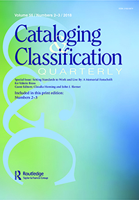 Cover image for Cataloging & Classification Quarterly, Volume 56, Issue 2-3, 2018