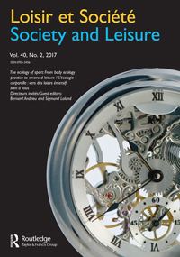 Cover image for Loisir et Société / Society and Leisure, Volume 40, Issue 2, 2017