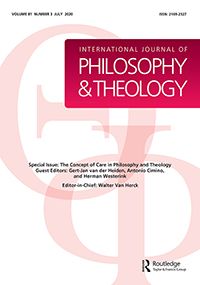 Cover image for International Journal of Philosophy and Theology, Volume 81, Issue 3, 2020