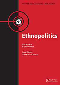 Cover image for Ethnopolitics, Volume 18, Issue 1, 2019