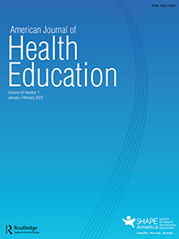 Cover image for American Journal of Health Education, Volume 54, Issue 1, 2023