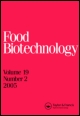 Cover image for Food Biotechnology, Volume 2, Issue 2, 1988