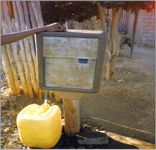 Figure 1. Prepaid water meter system.Source: Photo taken by the author (Karuaihe) during data collection in 2004.