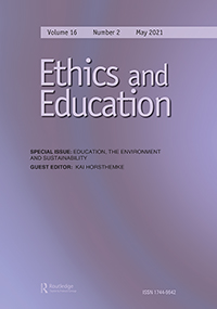 Cover image for Ethics and Education, Volume 16, Issue 2, 2021