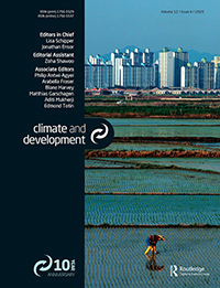 Cover image for Climate and Development, Volume 12, Issue 9, 2020