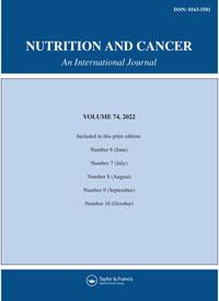 Cover image for Nutrition and Cancer, Volume 74, Issue 8, 2022