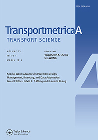 Cover image for Transportmetrica A: Transport Science, Volume 15, Issue 1, 2019