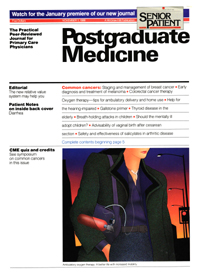 Cover image for Postgraduate Medicine, Volume 84, Issue 6, 1988