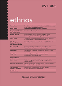Cover image for Ethnos, Volume 85, Issue 1, 2020