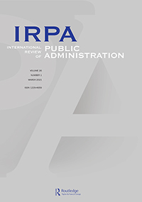 Cover image for International Review of Public Administration, Volume 26, Issue 1, 2021