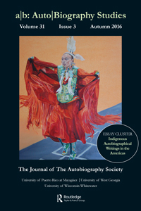 Cover image for a/b: Auto/Biography Studies, Volume 31, Issue 3, 2016