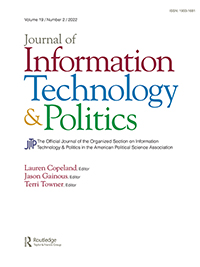 Cover image for Journal of Information Technology & Politics, Volume 19, Issue 2, 2022