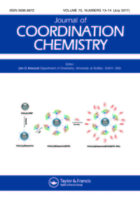Cover image for Journal of Coordination Chemistry, Volume 70, Issue 13, 2017