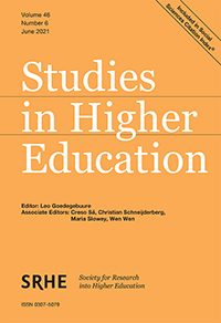 Cover image for Studies in Higher Education, Volume 46, Issue 6, 2021