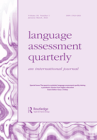 Cover image for Language Assessment Quarterly, Volume 18, Issue 1, 2021