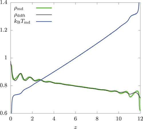 Figure 7. Same as Figure 7 but with fe=40. kBT¯=1 and n = 0.8.