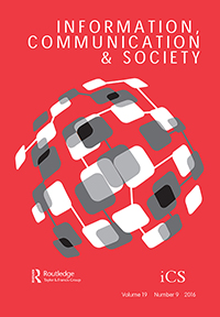Cover image for Information, Communication & Society, Volume 19, Issue 9, 2016