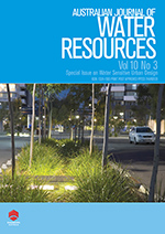 Cover image for Australasian Journal of Water Resources, Volume 10, Issue 3, 2006