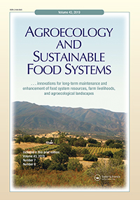 Cover image for Agroecology and Sustainable Food Systems, Volume 43, Issue 7-8, 2019
