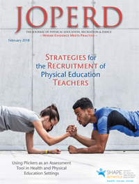 Cover image for Journal of Physical Education, Recreation & Dance, Volume 89, Issue 2, 2018