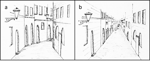 Figure 4. Street comparisons for the questionnaire.