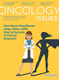 Cover image for Oncology Issues, Volume 35, Issue 6, 2020