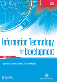 Cover image for Information Technology for Development, Volume 25, Issue 3, 2019