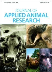 Cover image for Journal of Applied Animal Research, Volume 13, Issue 1-2, 1998