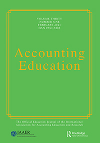 Cover image for Accounting Education, Volume 30, Issue 1, 2021