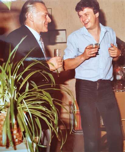 Figure 3. Private party of the institute, Stuttgart 1983.